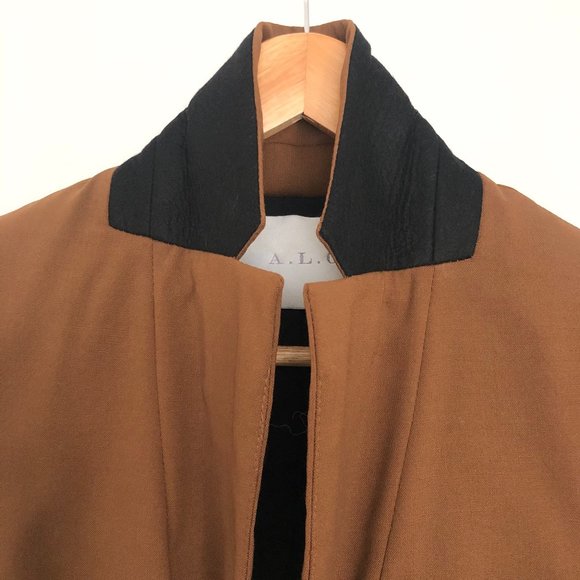 A.L.C Caramel Brown Blazer Size 2 - Picture 3 of 6